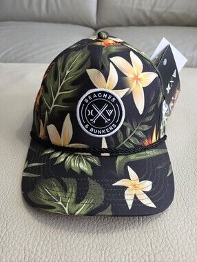 NWT - Hurley X Levelwear The FairWaves Collection Aloha Bloom Hat
